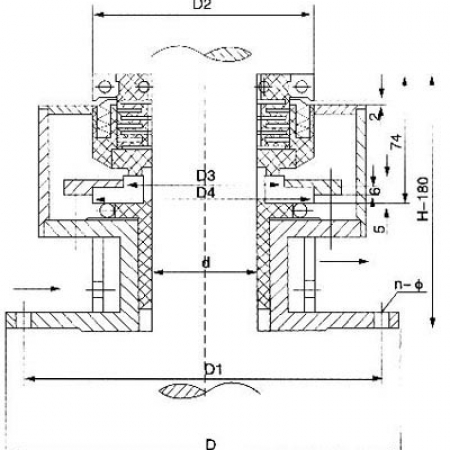 212型四氟波紋管釜用機(jī)械密封
